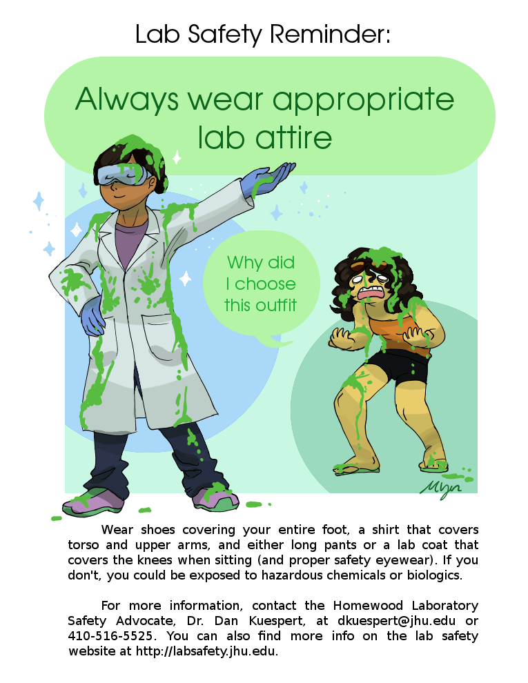 Lab safety posters - Johns Hopkins Lab Safety